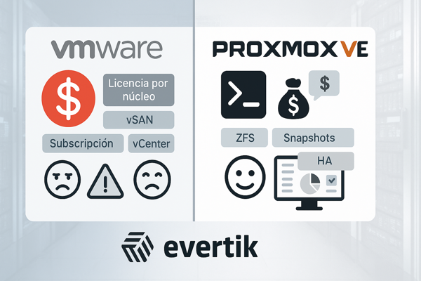 Migración VMware a Proxmox VE en entorno empresarial